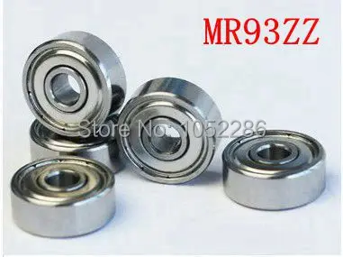 100pcs/lot MR93ZZ 3*9*4 miniature ball bearing MR93 MR93-2Z shielded deep groove ball bearings 3x9x4 mm
100pcs/lot MR93ZZ 3*9*4 miniature ball bearing MR93 MR93-2Z shielded deep groove ball bearings 3x9x4 mm