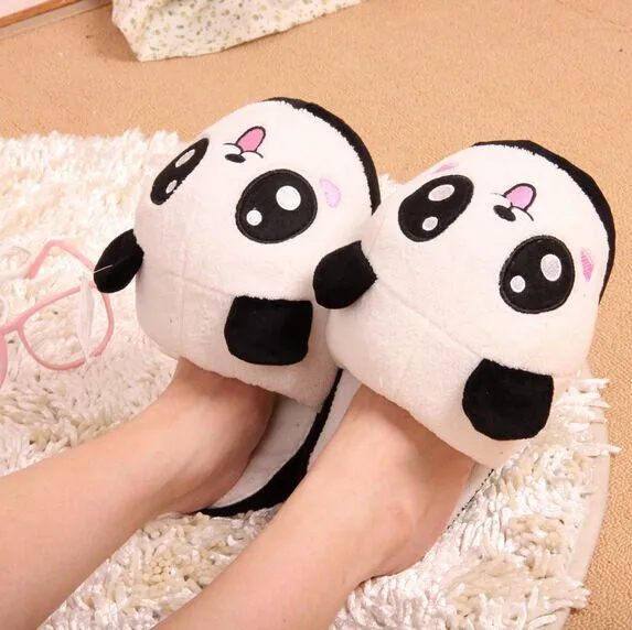 Funny Cartoon Panda Warm Winter Slippers Skidproof Soft Soles Plush House For Adult Women Men Animal Shoes Home Indoor Slippers
Funny Cartoon Panda Warm Winter Slippers Skidproof Soft Soles Plush House For Adult Women Men Animal Shoes Home Indoor Slippers