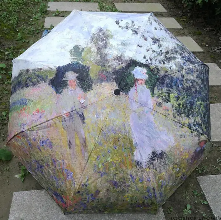 2018 Uninature Novelty Oil Painting Arts Rain Umbrella Creative Famous Brand Anti-UV Parasol The Promenade near Argenteuil
2018 Uninature Novelty Oil Painting Arts Rain Umbrella Creative Famous Brand Anti-UV Parasol The Promenade near Argenteuil