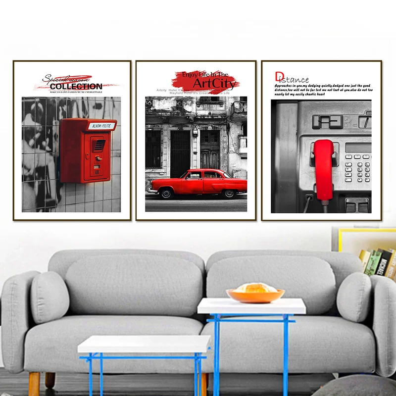 Vintage Poster Red Car Letter Box Public Telephone Wall Pictures for Living Room Decoration Nordic Wall Art Retro Canvas Picture
Vintage Poster Red Car Letter Box Public Telephone Wall Pictures for Living Room Decoration Nordic Wall Art Retro Canvas Picture