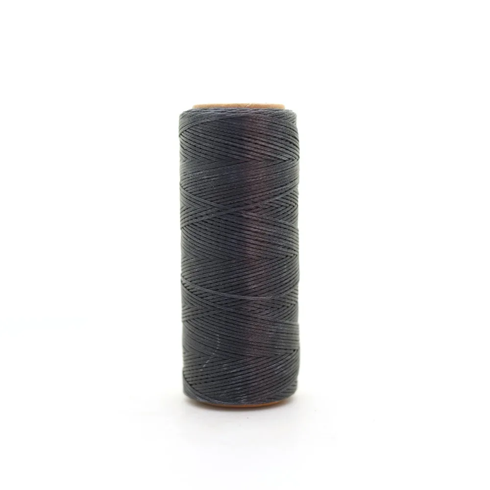 waxed thread 0.8mm grey 1