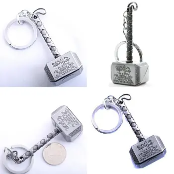 1PCS Men Jewelry Fans Accessory Marvel Avengers Thor's Hammer Mjolnir Keychain New Pewter Keyring Toy Thor Chain Ring Key
1PCS Men Jewelry Fans Accessory Marvel Avengers Thor's Hammer Mjolnir Keychain New Pewter Keyring Toy Thor Chain Ring Key