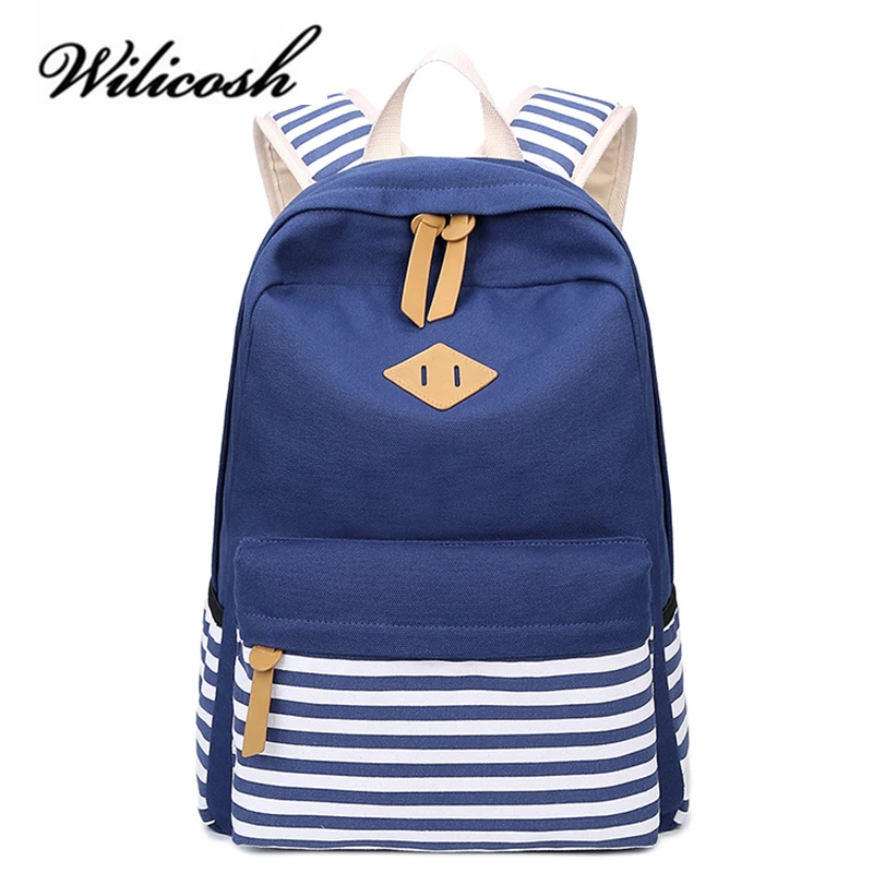 Wilicosh Brand Canvas Men Women Backpack Schoolbags For Teenager Boy Girls School Bag Women's Backpack Striped Bagpack WBS056
Wilicosh Brand Canvas Men Women Backpack Schoolbags For Teenager Boy Girls School Bag Women's Backpack Striped Bagpack WBS056
