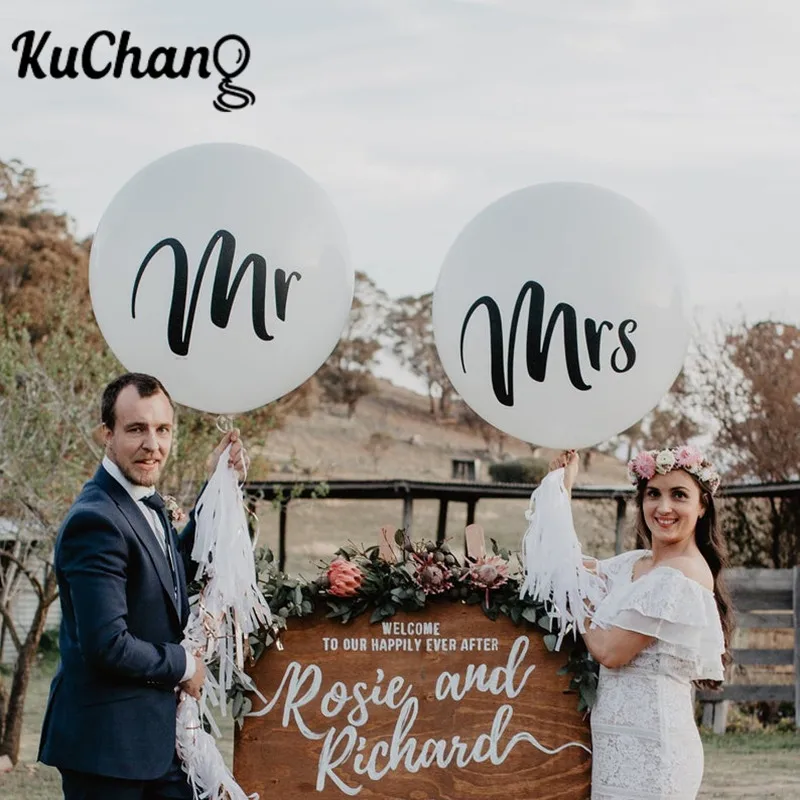Big Size 36inch Mr Mrs White Latex Balloons for Wedding Party,Bridal Bride to be, Engaged Party Air Globos Wedding Ballons Decor
Big Size 36inch Mr Mrs White Latex Balloons for Wedding Party,Bridal Bride to be, Engaged Party Air Globos Wedding Ballons Decor