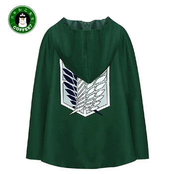 Survey Corps Attack on Titan Cosplay Clothes Cloak Wings of Liberty Cloak Mikasa
Survey Corps Attack on Titan Cosplay Clothes Cloak Wings of Liberty Cloak Mikasa