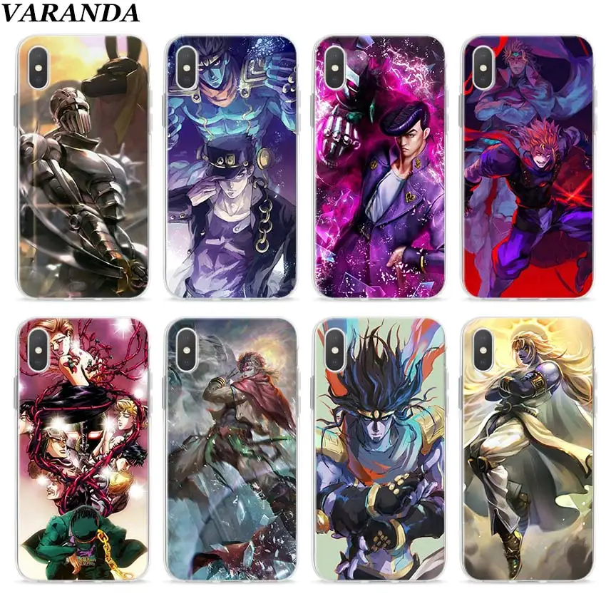 JoJo's Bizarre Adventure Jotaro Kujo Joseph Clear Case for Apple iPhone 7 8 Plus 6 6s Plus 5 5s X XR XS MAX TPU Soft cases Coque
JoJo's Bizarre Adventure Jotaro Kujo Joseph Clear Case for Apple iPhone 7 8 Plus 6 6s Plus 5 5s X XR XS MAX TPU Soft cases Coque