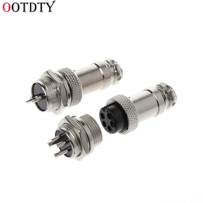 OOTDTY GX16 Aviation Plug Male&Female Wire Panel Metal Connector 2/3/4/5/6/8/9 Pin 16mm
OOTDTY GX16 Aviation Plug Male&Female Wire Panel Metal Connector 2/3/4/5/6/8/9 Pin 16mm