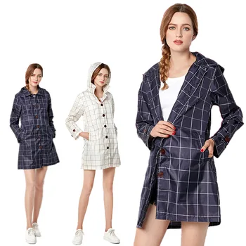 Classic Grids Women Raincoat Outdoor Rainwear Waterproof Rain Coat Poncho Women Rain Jacket
Classic Grids Women Raincoat Outdoor Rainwear Waterproof Rain Coat Poncho Women Rain Jacket