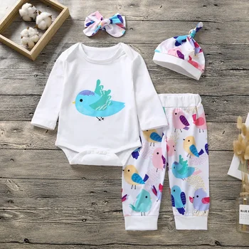 Autumn Winter Children Clothes Set Newborn Baby Girl Boy Clothes Long Sleeve bear Tops+Pants Hat Bow Headband 4pcs Outfit Set
Autumn Winter Children Clothes Set Newborn Baby Girl Boy Clothes Long Sleeve bear Tops+Pants Hat Bow Headband 4pcs Outfit Set