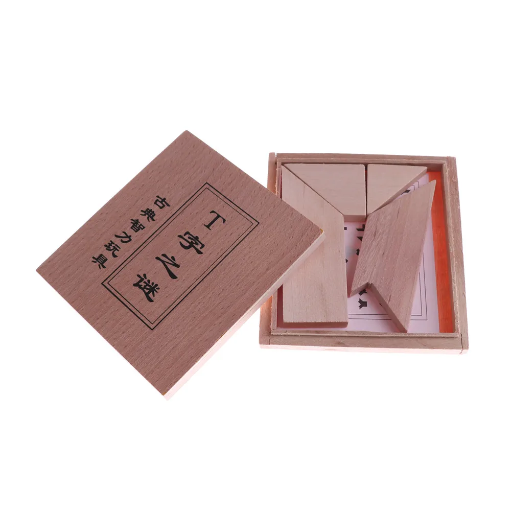 1 Set T-word Puzzle Four Tangram Wooden Tangram/Jigsaw Games Intelligence Toy Variety 10.3cm * 9.3cm* 1.4cm
1 Set T-word Puzzle Four Tangram Wooden Tangram/Jigsaw Games Intelligence Toy Variety 10.3cm * 9.3cm* 1.4cm