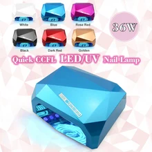 Automatic sensor 36W UV Nail Lamp Nail dryer CCFL Cure Gel Polish Dimond Shape