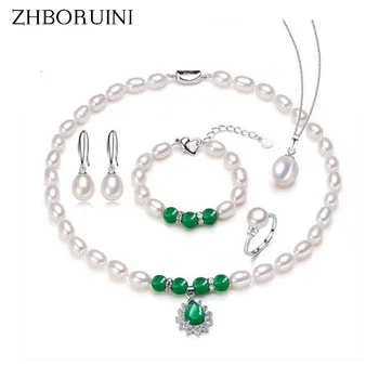 ZHBORUINI Fashion Necklace Pearl Jewelry Set Natural Freshwater Pearl 925 Sterling Silver Bracelet Earring Pendant For Women
ZHBORUINI Fashion Necklace Pearl Jewelry Set Natural Freshwater Pearl 925 Sterling Silver Bracelet Earring Pendant For Women
