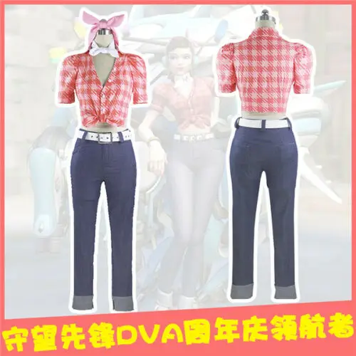 Anime OW cosplay Anniversary Navigate D.va dva Cosplay Costume DVA Red Shirt Pants women costumes A
Anime OW cosplay Anniversary Navigate D.va dva Cosplay Costume DVA Red Shirt Pants women costumes A