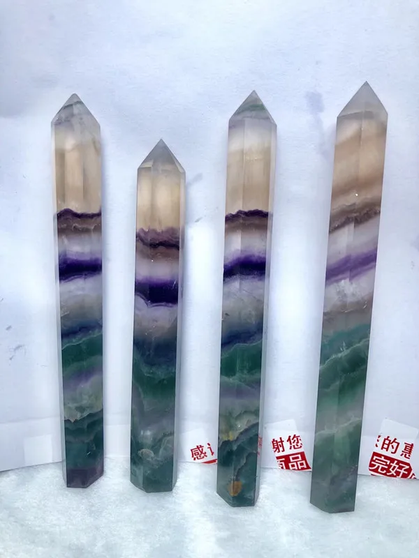 big Natural colorful fluorite Crystal Point Wand Tower single end Crystal Obelisk Healing Reiki meditation chakras Crystal gem
big Natural colorful fluorite Crystal Point Wand Tower single end Crystal Obelisk Healing Reiki meditation chakras Crystal gem