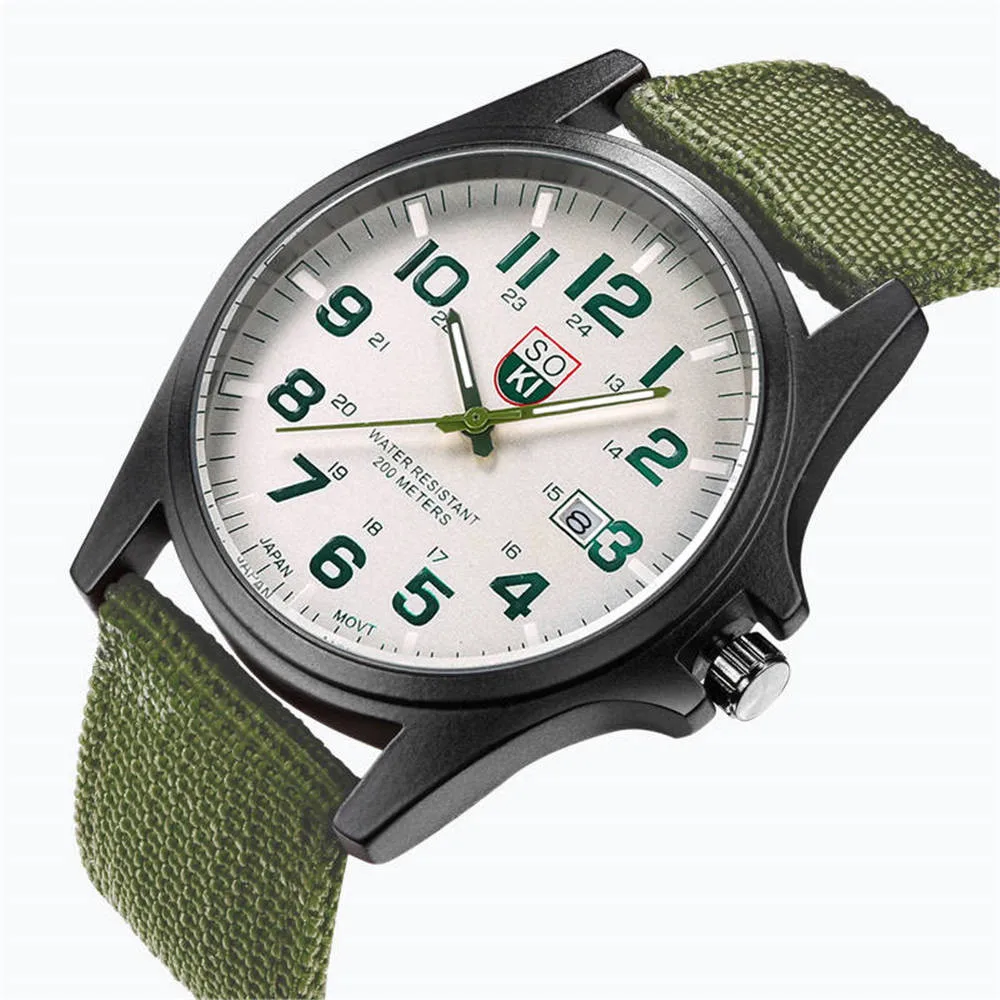 Nylon Strap Military Watches Men Top Brand Luxury Calendar Quartz Wrist Watch Sport Watch Relojes Para Hombre Men's Watches 2018
Nylon Strap Military Watches Men Top Brand Luxury Calendar Quartz Wrist Watch Sport Watch Relojes Para Hombre Men's Watches 2018