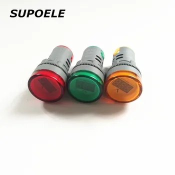 50PCS 22mm AC 20-500V LED Digitial Display Red Green Yellow Blue White Voltmeter Indicator Light 2 in 1 Panel Round Polit Lamps
50PCS 22mm AC 20-500V LED Digitial Display Red Green Yellow Blue White Voltmeter Indicator Light 2 in 1 Panel Round Polit Lamps