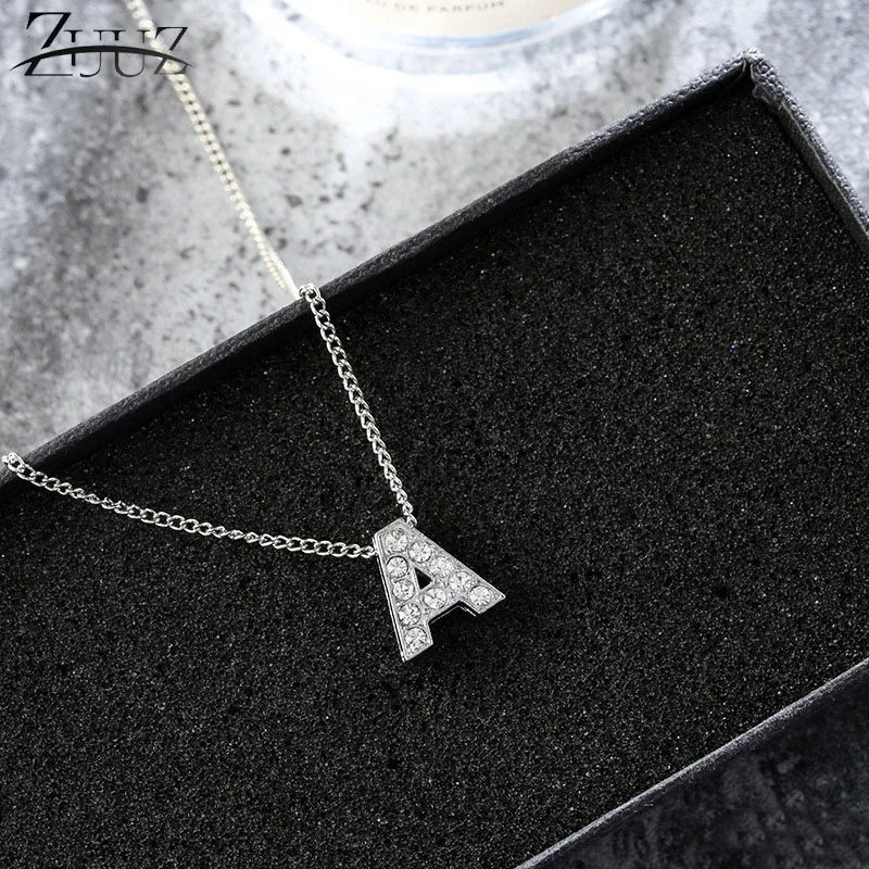 ZUUZ zircon letter choker silver chain pendant necklace women female chocker neckless stainless steel jewelry bts accessories
ZUUZ zircon letter choker silver chain pendant necklace women female chocker neckless stainless steel jewelry bts accessories