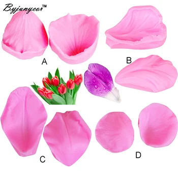 Byjunyeor M-C002 8PCS Tulip Rose Petal Silicone Mold for Flower Border Leaf Cake Fondant Decoration Bake Tools
Byjunyeor M-C002 8PCS Tulip Rose Petal Silicone Mold for Flower Border Leaf Cake Fondant Decoration Bake Tools