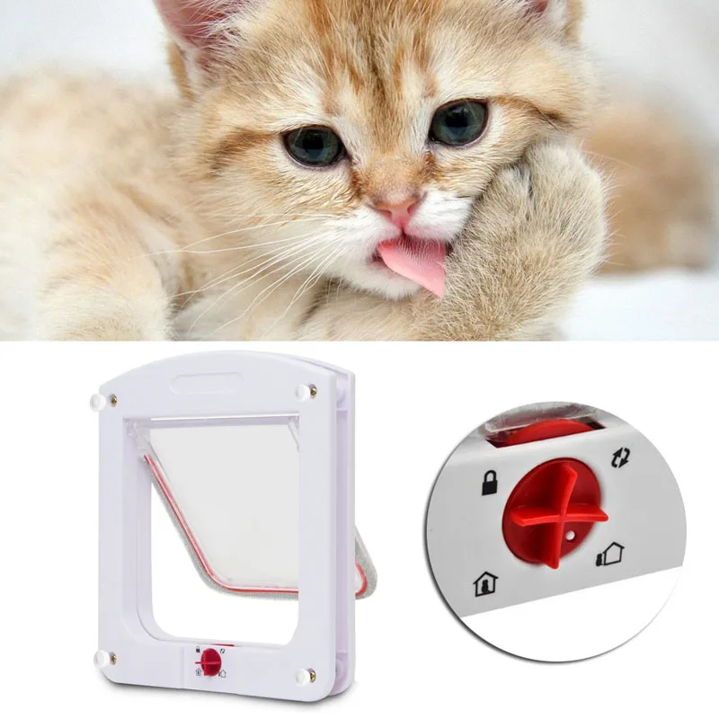 Free delivery Cat Small Dog Flap Doors 4-Way Locking For Pets Entry Exit Controllable White Gate
Free delivery Cat Small Dog Flap Doors 4-Way Locking For Pets Entry Exit Controllable White Gate
