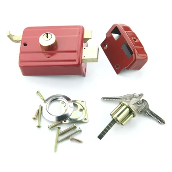 Security Anti-theft Exterior Door Retro Red Locks Multiple Insurance Lock Wooden Door Lock
Security Anti-theft Exterior Door Retro Red Locks Multiple Insurance Lock Wooden Door Lock