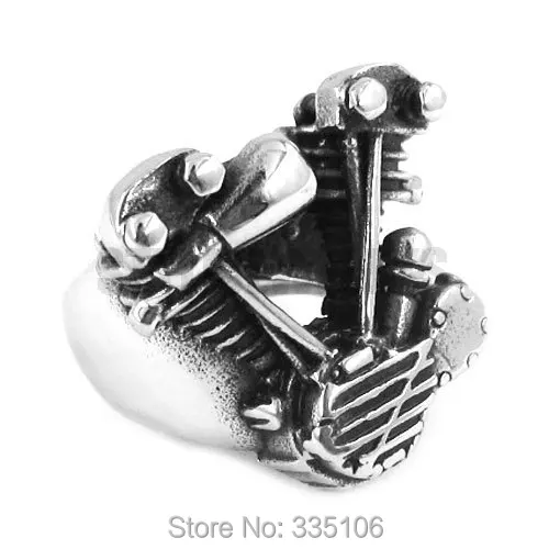 Motorcycle Engine Biker Ring Stainless Steel Jewelry Classic Engine Motor Biker Mens Ring Wholesale SWR0296A
Motorcycle Engine Biker Ring Stainless Steel Jewelry Classic Engine Motor Biker Mens Ring Wholesale SWR0296A