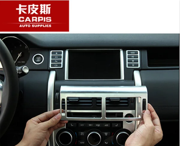 Chrome Car Air Conditioning Outlet Cover Trim Car Center Console Cover Sticker For Land Rover Discovery Sport 2015 2016 2017
Chrome Car Air Conditioning Outlet Cover Trim Car Center Console Cover Sticker For Land Rover Discovery Sport 2015 2016 2017