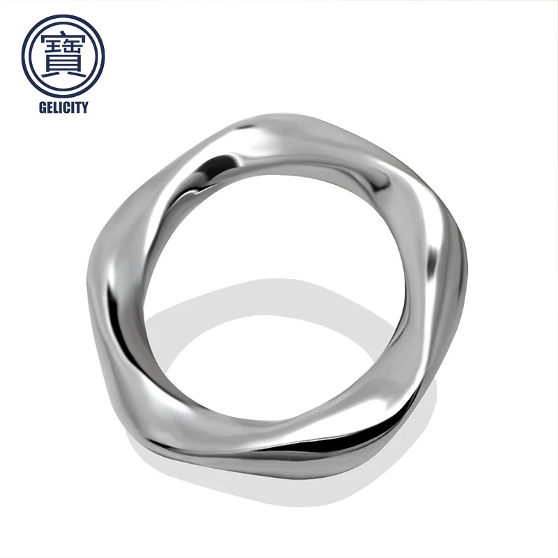 GELICITY With Gift Box Silver Stainless Steel Ring Infinity 1PC Stylish Jewelry Comfortable Fit Stainless Steel Ring Hexagonal
GELICITY With Gift Box Silver Stainless Steel Ring Infinity 1PC Stylish Jewelry Comfortable Fit Stainless Steel Ring Hexagonal