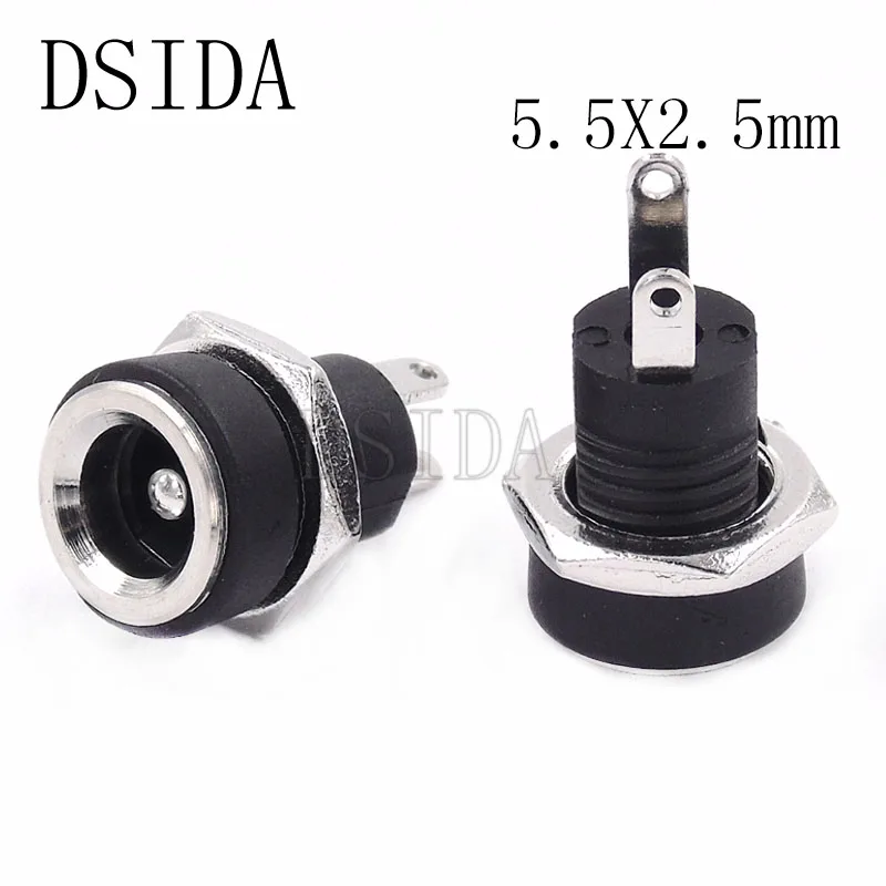10PCS DC-022B 5.5x2.5mm 5.5 X 2.5 mm Female DC Power adapter dc jack connector DC022B DC power plug male 5.5*2.5mm
10PCS DC-022B 5.5x2.5mm 5.5 X 2.5 mm Female DC Power adapter dc jack connector DC022B DC power plug male 5.5*2.5mm