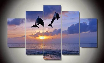 Wall Pictures For Living Room Unframed Animals Dolphins 5 Piece Painting Wall Art Children's Room Decor Canvas Free Shipping
Wall Pictures For Living Room Unframed Animals Dolphins 5 Piece Painting Wall Art Children's Room Decor Canvas Free Shipping