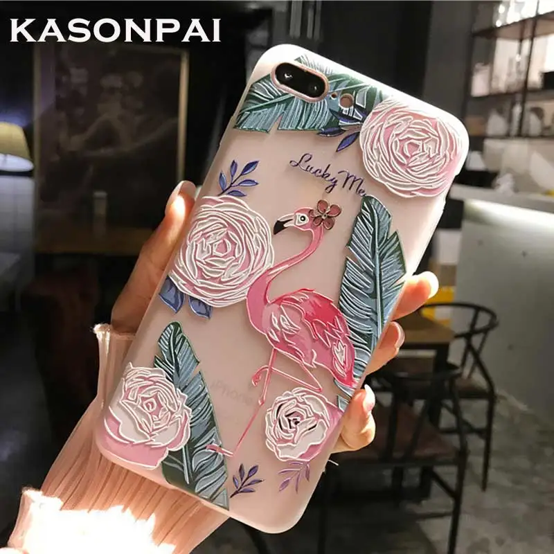 KASONPAI Cartoon Relief Unicorn For iPhone 6 6s 7 8 Plus X Phone Case Fashion Flamingo Soft TPU Shell For iPhone 7 Phone Cases
KASONPAI Cartoon Relief Unicorn For iPhone 6 6s 7 8 Plus X Phone Case Fashion Flamingo Soft TPU Shell For iPhone 7 Phone Cases