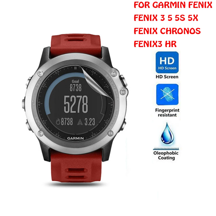 2 шт./лот для Garmin Fenix 5 /5s 5x прозрачная защитная пленка экрана премиум-класса HD