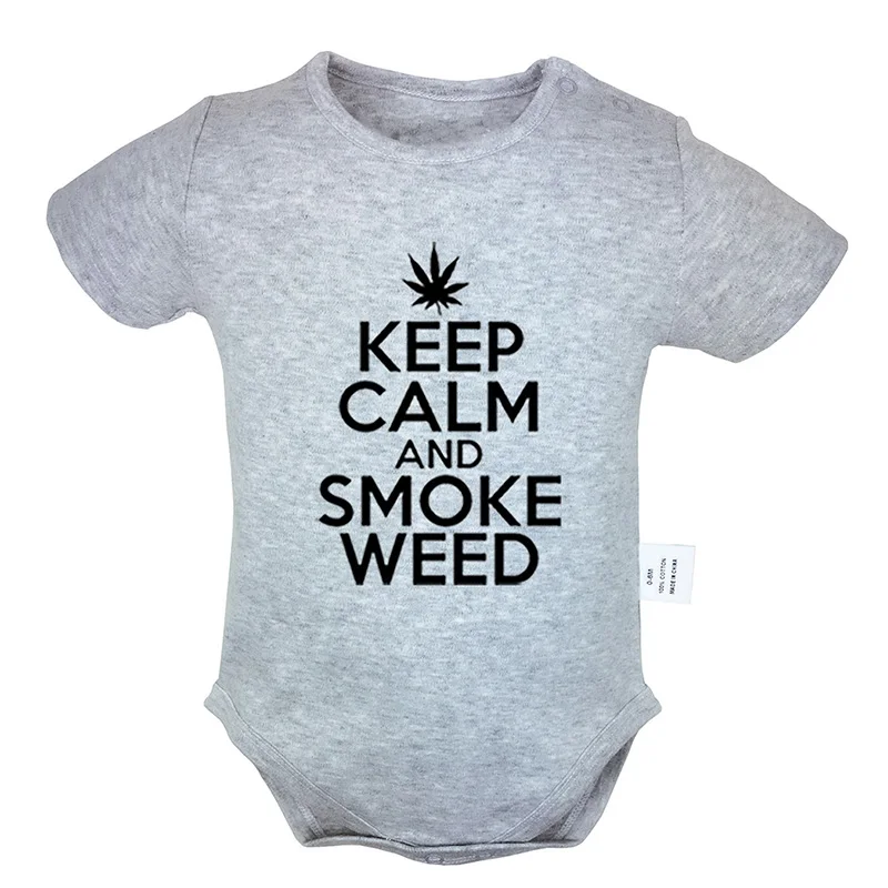 Baby Infant Toddler Cotton Long Sleeve Keep Calm and Dance On Baby Clothes One-Piece Romper Clothes