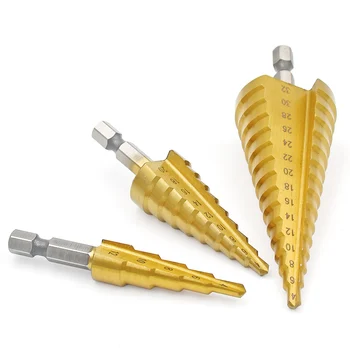 3pcs 4-12/20/32mm Large HSS Steel Step Cone Cut Set Drill Tools Titanium Drill Bits Hole Cutter Durable Coated Metal Drill Bit
3pcs 4-12/20/32mm Large HSS Steel Step Cone Cut Set Drill Tools Titanium Drill Bits Hole Cutter Durable Coated Metal Drill Bit