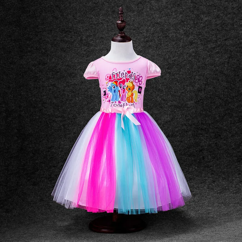 2-8 Yrs Big Kids Girls Dress Little Pony Summer Girl Rainbow Dresses girls princess For Children Costume Vestidos
2-8 Yrs Big Kids Girls Dress Little Pony Summer Girl Rainbow Dresses girls princess For Children Costume Vestidos