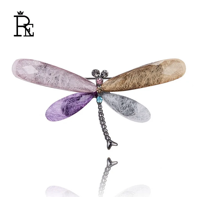 New Fashion Five-color Acrylic Brushed Crystal Dragonfly Brooches for Women Large Animals Brooch Pin Dress Coat Accessories O134
New Fashion Five-color Acrylic Brushed Crystal Dragonfly Brooches for Women Large Animals Brooch Pin Dress Coat Accessories O134