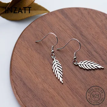 INZATT Punk Minimalist Geometric Leaf Drop Earrings 2018 Trendy Ear hook 925 Sterling Silver Fashion Jewelry For Women Birthday
INZATT Punk Minimalist Geometric Leaf Drop Earrings 2018 Trendy Ear hook 925 Sterling Silver Fashion Jewelry For Women Birthday