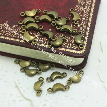 Sweet Bell 100pcs/lot 6*15mm Hole: 1.8 mm Antique Bronze Alloy moon Charm Findings Jewelry Connectors for Bracelets D0219
Sweet Bell 100pcs/lot 6*15mm Hole: 1.8 mm Antique Bronze Alloy moon Charm Findings Jewelry Connectors for Bracelets D0219