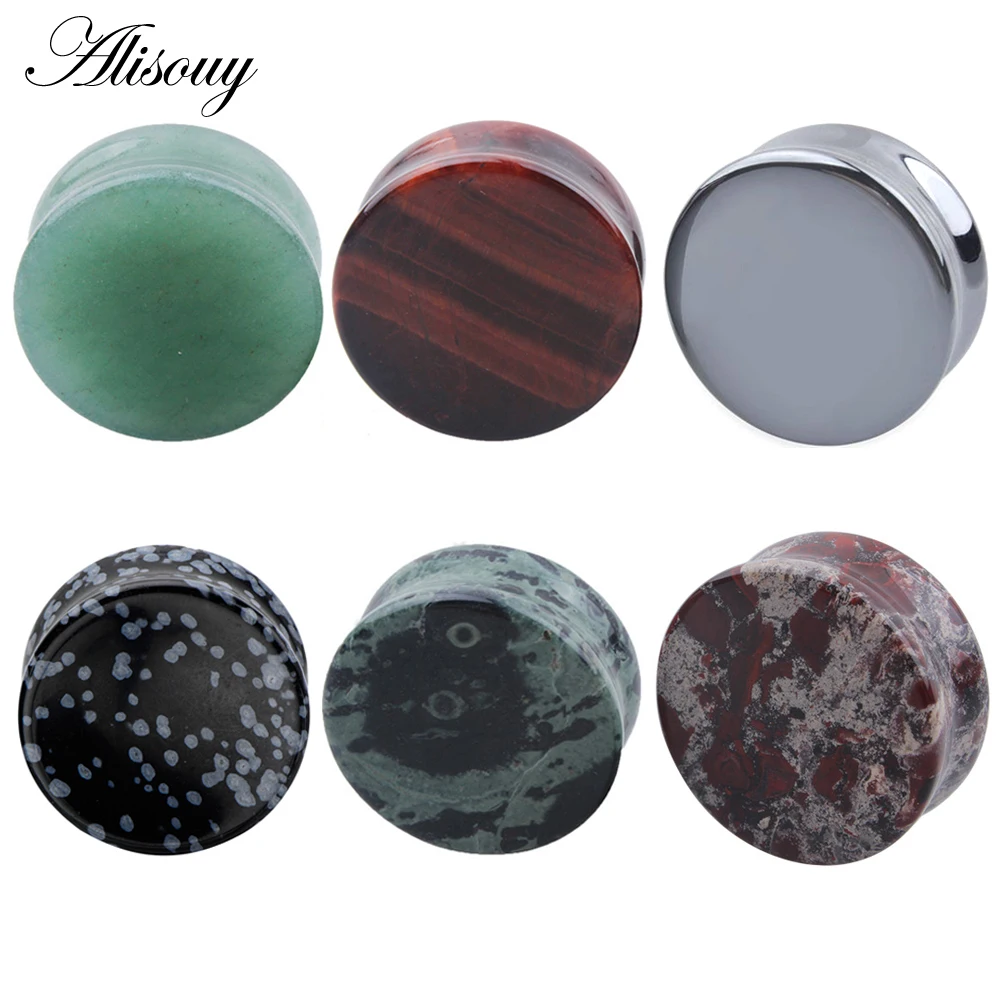 Alisouy 1 Pair Ear Expander Body Piercing Hematite Tunnels Jewelry Organic Flesh Tunnels Stone Ear Plugs Ear Gauges
Alisouy 1 Pair Ear Expander Body Piercing Hematite Tunnels Jewelry Organic Flesh Tunnels Stone Ear Plugs Ear Gauges