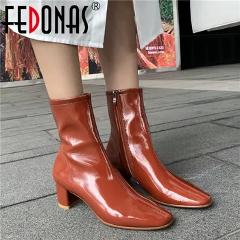 FEDONAS New Quality Microfiber Leather Women Ankle Boots Zipper High Heels Party Shoes Woman Fashion Short Boots Chelsea Boots
FEDONAS New Quality Microfiber Leather Women Ankle Boots Zipper High Heels Party Shoes Woman Fashion Short Boots Chelsea Boots