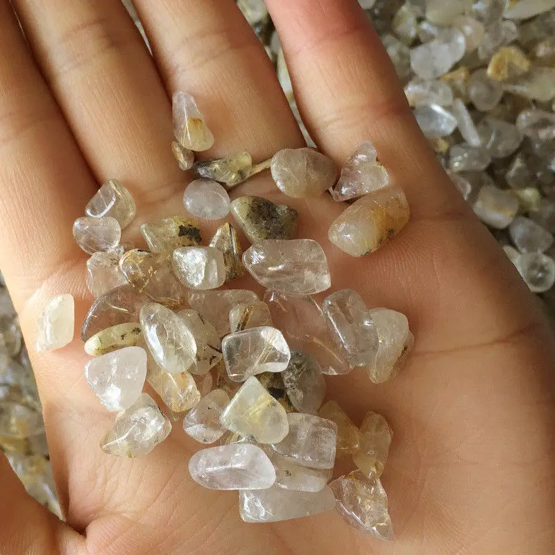 Wholesale 50g Natural Quartz Rutilated Tumbled Stones Crystals and Minerals Aquarium Quartz Crystals Natural Stones
Wholesale 50g Natural Quartz Rutilated Tumbled Stones Crystals and Minerals Aquarium Quartz Crystals Natural Stones