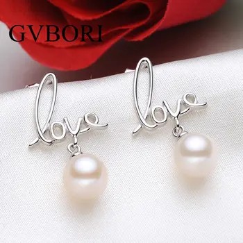Love Earrings GVBORI Perfect Circle 100% Natural Fresh Water Peals 925 Sterling Silver Beautiful/Elegant Women Earrings
Love Earrings GVBORI Perfect Circle 100% Natural Fresh Water Peals 925 Sterling Silver Beautiful/Elegant Women Earrings