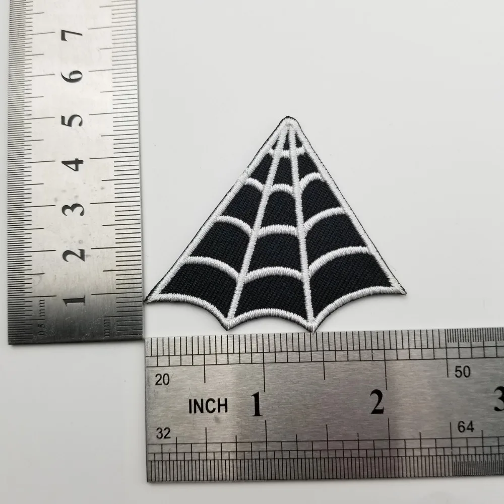 Spider web Custom iron on Embroidery movies Patches clothing decoration Free Shipping cloth stickers for jacket vest (3)