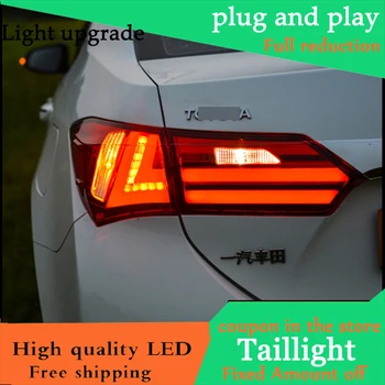Car Styling Tail Lights For Toyota Corolla 2014-2016 Taillights LED Tail Light Rear Lamp DRL+Brake+Signal Auto Accessories
Car Styling Tail Lights For Toyota Corolla 2014-2016 Taillights LED Tail Light Rear Lamp DRL+Brake+Signal Auto Accessories