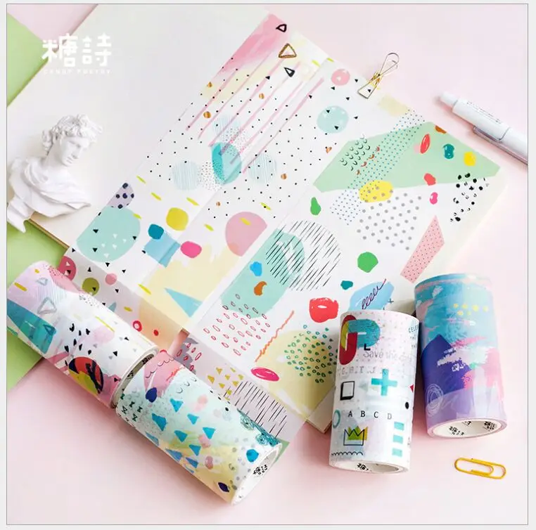 80mm Fresh Color world sweet candy Milk cream good vibes decoration washi Tape DIY planner Diary scrapbook masking tape Escolar
80mm Fresh Color world sweet candy Milk cream good vibes decoration washi Tape DIY planner Diary scrapbook masking tape Escolar