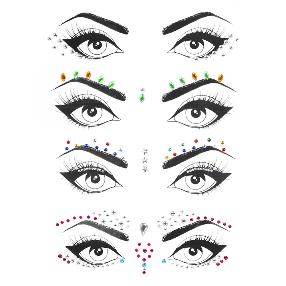 Набор трафаретов для макияжа глаз, стрелок, 24 шт - купить с доставкой по выгодн