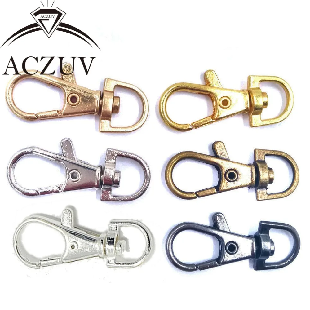 100PCS 38mm Claw Swivel Lobster Clasps Snap Hooks for Keychains Necklaces Purse Chains Jewelry Making Bag Clothing Accessories
100PCS 38mm Claw Swivel Lobster Clasps Snap Hooks for Keychains Necklaces Purse Chains Jewelry Making Bag Clothing Accessories