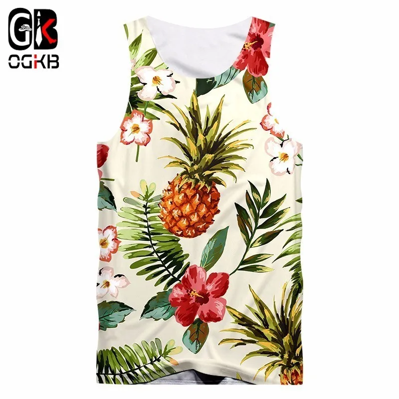 OGKB 3D New Harajuku Fruit Vest Women/men Cool Print Pineapple Flower Tank Top Man Singlets Hiphop Punk Style Sleeveless Shirts
OGKB 3D New Harajuku Fruit Vest Women/men Cool Print Pineapple Flower Tank Top Man Singlets Hiphop Punk Style Sleeveless Shirts