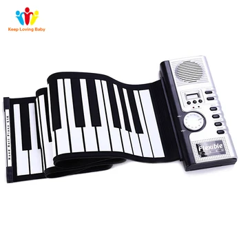 Portable 61 Keys Roll up Keyboard Flexible Piano 61 Keys Silicone MIDI Digital Keyboard Piano Flexible Electronic Roll Up Piano
Portable 61 Keys Roll up Keyboard Flexible Piano 61 Keys Silicone MIDI Digital Keyboard Piano Flexible Electronic Roll Up Piano