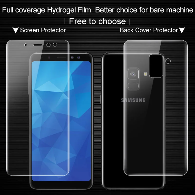 For Samsung Galaxy A8 Plus 2018 Smartphone Mobile Front/Back Screen Protector IMAK 0.15mm Ultra Thin Hydrogel For A8+ 2018 Film
For Samsung Galaxy A8 Plus 2018 Smartphone Mobile Front/Back Screen Protector IMAK 0.15mm Ultra Thin Hydrogel For A8+ 2018 Film