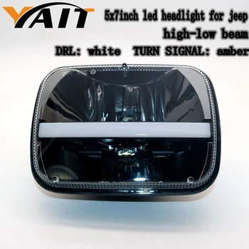 YAIT White DRL Square 6X7inch LED Headlight H4 Amber turn signal Light for Jeep Wrangler YJ Cherokee Comanche 5x7" Led light
YAIT White DRL Square 6X7inch LED Headlight H4 Amber turn signal Light for Jeep Wrangler YJ Cherokee Comanche 5x7" Led light
